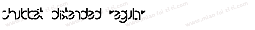 Chubbét Distended Regular字体转换